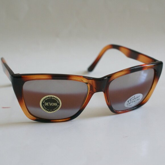 NWT TruVintage 90's Racer style All Weather Rose Optical Glass lens Sunglasses - Picture 1 of 5